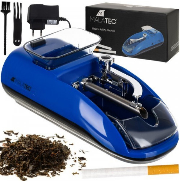 Malatec 18440 Elektrická plnička cigariet, modrá