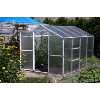 Záhradný skleník PARADAJKA Premium polykarbonát 210x606
