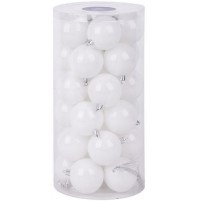 Gule MagicHome XD192, 30 ks, 6 cm, biele, lesklé, na vianočný stromček 