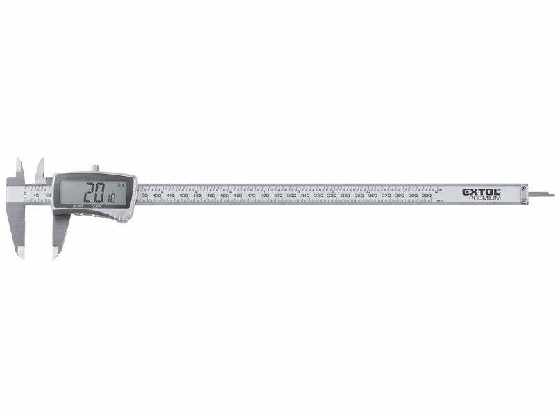 Extol Premium digitálne posuvné meradlo šublera 300mm 8825224