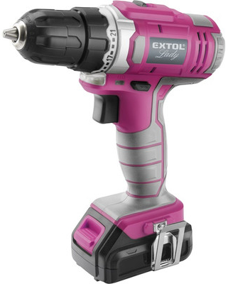 Extol Lady aku vŕtací skrutkovač 12V, Li-Ion, 402401